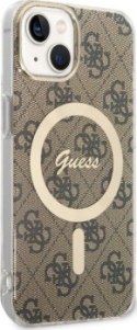 Guess 4G MagSafe - Etui iPhone 14 (Brązowy)