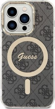 Guess 4G MagSafe - Etui iPhone 15 Pro (czarny)