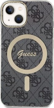 Guess 4G MagSafe - Etui iPhone 15 (czarny)