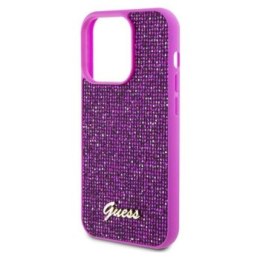 Guess Disco Metal Script do Apple iPhone 15 Pro (fuksja)