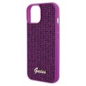 Guess Disco Metal Script do Apple iPhone 15 (fuksja)