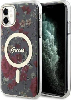 Guess Flower MagSafe do iPhone 11 (Zielony)