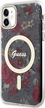 Guess Flower MagSafe do iPhone 11 (Zielony)