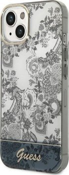 Guess Porcelain Collection - Etui iPhone 14 Plus (szary)