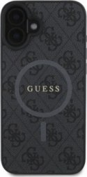 Guess Ring Classic Logo do iPhone 16 czarny