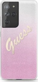 Guess Silicone Logo Plate MagSafe do iPhone 14 Plus (czarny)