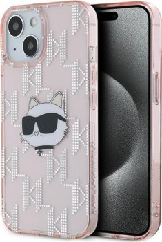 Karl Lagerfeld IML Choupette Head & Monogram - Etui iPhone 13 (różowy)