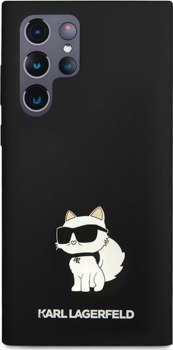 Karl Lagerfeld Silicone Choupette - Etui Samsung Galaxy S24 Ultra (czarny)