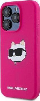 Karl Lagerfeld Silicone Choupette Head MagSafe - Etui iPhone 15 Pro Max (różowy)