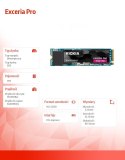 Kioxia Dysk SSD Exceria Pro 1TB NVMe 2280