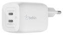 Belkin 65W 2x USB-C GaN z PPS, biały