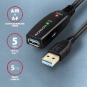 Axagon ADR-305 USB 3.2 Gen 1 A-M -> A-F active extension/repeater cable 5m - Kabel - Digital/Daten kabel USB USB 3.2 Gen 1 (3.1 