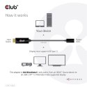 CLUB 3D CAC-1333 adapter kablowy 0,22 m HDMI Typu A (Standard) USB Type-C Czarny