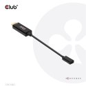 CLUB 3D CAC-1333 adapter kablowy 0,22 m HDMI Typu A (Standard) USB Type-C Czarny