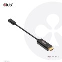 CLUB 3D CAC-1333 adapter kablowy 0,22 m HDMI Typu A (Standard) USB Type-C Czarny