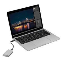 LaCie STKS1000400 Zewnętrzny dysk SSD Technologia Thunderbolt 1 TB USB Type-C 3.2 Gen 2 (3.1 Gen 2) Srebrny