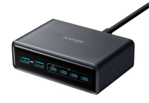 Anker Ładowarka GeNPrime 200W GaN 4xUSB-C 2xUSB-A Czarna