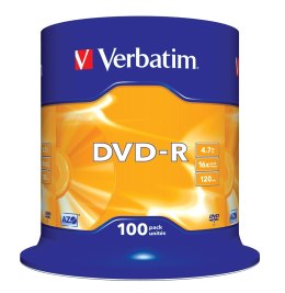 Verbatim DVD-R Matt Silver 4,7 GB 100 szt.