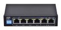 Extralink KRIOS Switch PoE 4x Gigabit PoE/PoE+, 2x