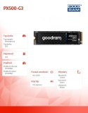 GOODRAM Dysk SSD PX500-G3 1TB M.2 PCIe 3x4 NVMe 2280 3300/2700