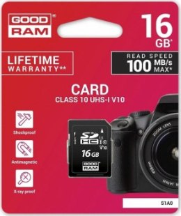 Karta pamięci GoodRam S1A0-0160R12 (16GB; Class 10 Class U1 V10; Karta pamięci)