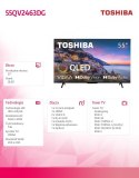 Toshiba Telewizor QLED 55 cali 55QV2463DG