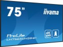 IIYAMA Monitor 75 cali LH7565UHSB-B1, 24/7, IPS, ANDROID 11, 4K, 800cd, iiSignage2, SDM, 2x HDMI, DP, 2x USB,2x 10W, RJ45, WiFi, 4/32GB
