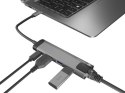 NATEC MULTIPORT FOWLER GO USB-C -> HUB USB 3.0 X2, HDMI 4K, USB-C PD, RJ45 NMP-1985