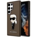 KARL LAGERFELD KLHCS23LHNIKTCK S23 ULTRA S918 CZARNY/BLACK HARDCASE IKONIK KARL LAGERFELD