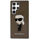 KARL LAGERFELD KLHCS23LHNIKTCK S23 ULTRA S918 CZARNY/BLACK HARDCASE IKONIK KARL LAGERFELD