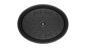 STAUB Żeliwny garnek owalny 40509-322-0 6,7l czarny