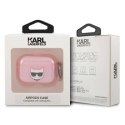 Słuchawki - KARL LAGERFELD KLAPUCHGP AIRPODS PRO COVER RÓŻOWY/PINK GLITTER CHOUPETTE