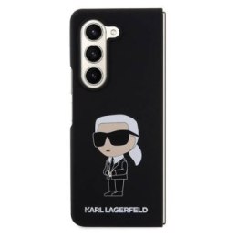 KARL LAGERFELD KLHCZFD5SNIKBCK Z FOLD5 HARDCASE CZARNY/BLACK SILICONE IKONIK