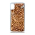 CASE ETUI LIQUID GLITTER TPU XIAOMI REDMI GO ZŁOTY