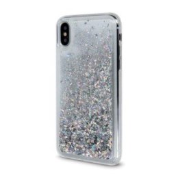 CASE ETUI LIQUID GLITTER TPU XIAOMI REDMI K30 SREBRNY