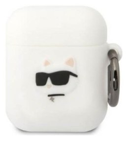 Karl Lagerfeld Silicone NFT Choupette Head 3D - Etui AirPods 1/2 gen (biały)