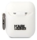 Karl Lagerfeld Silicone NFT Choupette Head 3D - Etui AirPods 1/2 gen (biały)