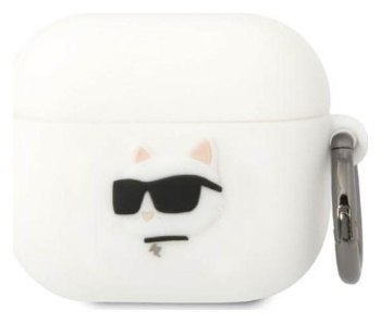 Karl Lagerfeld Silicone NFT Choupette Head 3D - Etui AirPods 3 (biały)