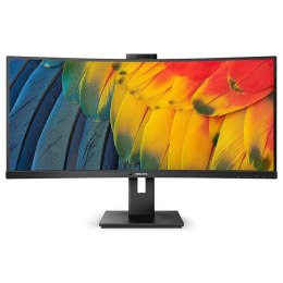 Philips Monitor 34 cale 34B1U5600CH Curved VA HDMI DP USB-C HAS Kamera Głośniki