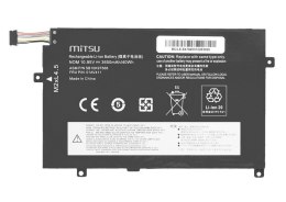 Mitsu Bateria 01AV411 do Lenovo ThinkPad E470 E475 3650 mAh (40 Wh) 10.95V