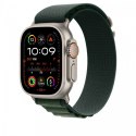 Apple Opaska Alpine w kolorze ciemnozielonym do koperty 49 mm - rozmiar M - elementy z tytanu w kolorze naturalnym