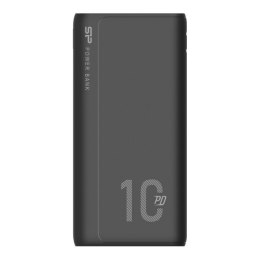 Powerbank Silicon Power QP15 10000mAh QC3.0+PD 1x USB-C, 2x USB-A czarny