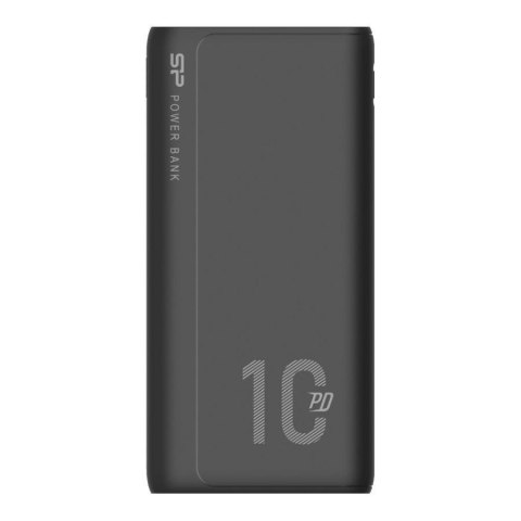 Powerbank Silicon Power QP15 10000mAh QC3.0+PD 1x USB-C, 2x USB-A czarny