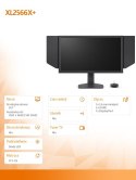 ZOWIE Monitor BENQ XL2566X+ LED 1ms/12MLN:1/HDMI/GAMING