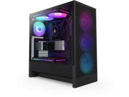 NZXT Obudowa H5 FLOW RGB Midi tower z oknem (2024) Czarna