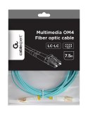 Gembird Kabel światłowodowy wielomodowy duplex OM4 50/125,LC/LC,7.5m