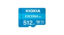 KIOXIA 512GB microSD KIOXIA Exceria (gen 2) UHS I U3 V30 with adapter