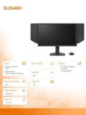 ZOWIE Monitor BENQ XL2546X+ LED 1ms/12MLN:1/HDMI/GAMING