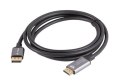 Lanberg Kabel Displayport(M)-HDMI(M)1.8M 4K czarno-srebrny