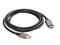 Lanberg Kabel Displayport(M)-HDMI(M)1.8M 4K czarno-srebrny